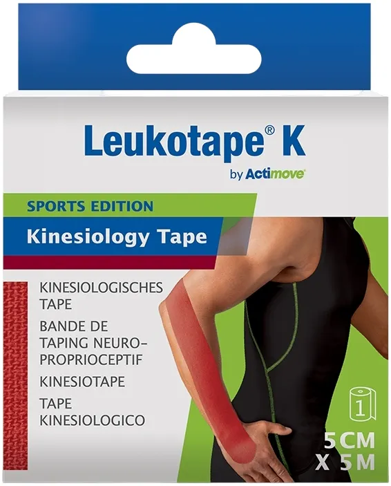 Leukotape® K By Actimove Sports Edition Rood (5cm x 5m)