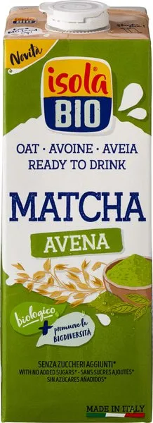 Isola Bio Haverdrink Matcha (1000 ml)