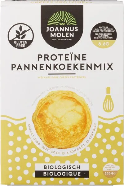 Joannusmolen Pannenkoekenmix Proteine Glutenvrij (300 gr)