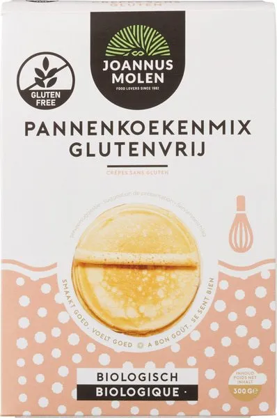 Joannusmolen Pannenkoekenmix Glutenvrij (300 gr)