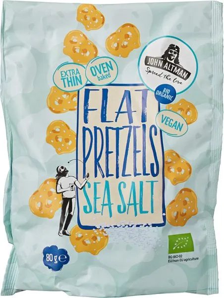 John Altman Pretzels Zeezout (80 gr)