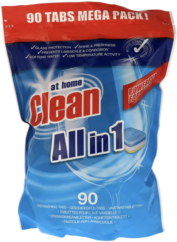 At Home Clean Vaatwastabletten All-in-1 (90 Stuks)