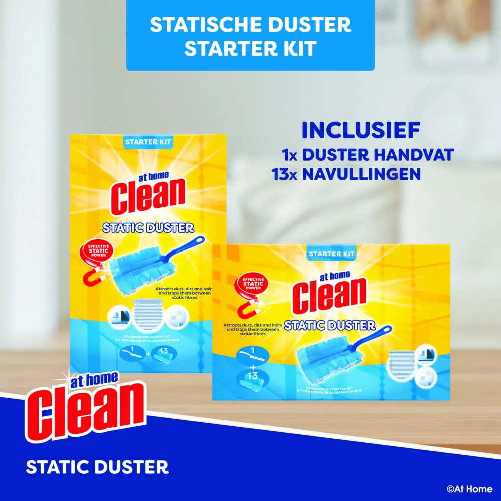 At Home Clean Duster Starter Set 13 Navullingen (1 set)