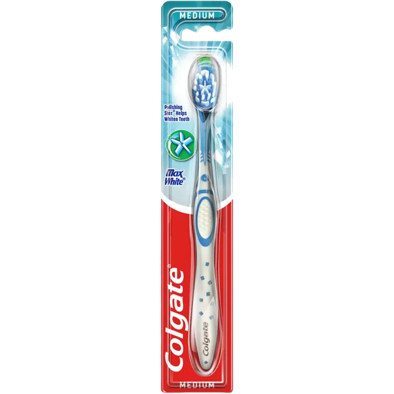 Colgate Tandenborstel Max White Medium (1 stuk)