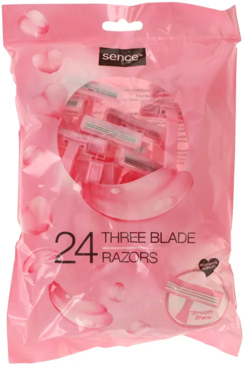 Sence Wegwerpmesjes Three Blades Vrouwen (24 stuks)
