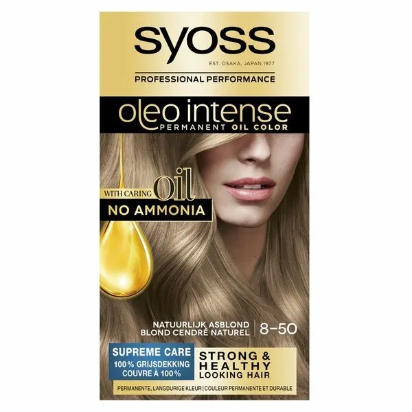 Syoss Oleo 8-50 Natuurlijk Asblond (1 stuk)