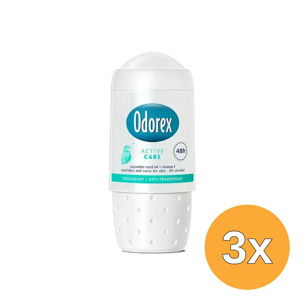 3x Odorex Body heat responsive roller ac (50 ml)