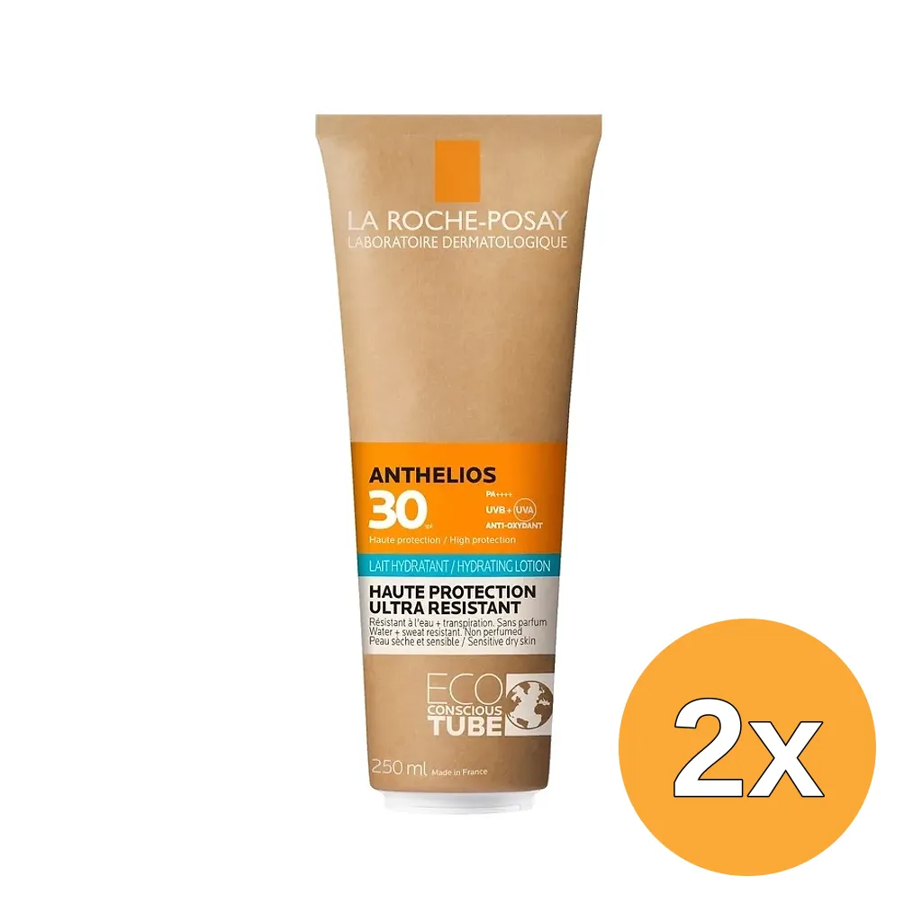 2x La Roche-Posay Anthelios Hydrating Lotion Eco SPF30 (250 ml)