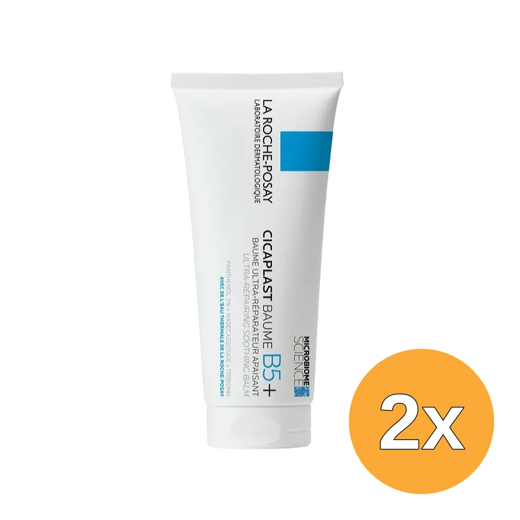 2x La Roche-Posay Cicaplast B5+ Ultra Repairing Soothing Balm (100 ml)
