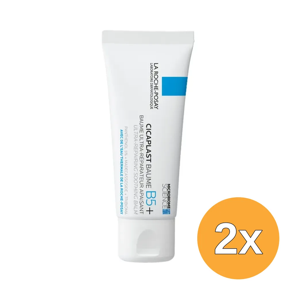 2x La Roche-Posay Cicaplast Balsem B5+ Ultra-repairing Soothing Balm (40 ml)