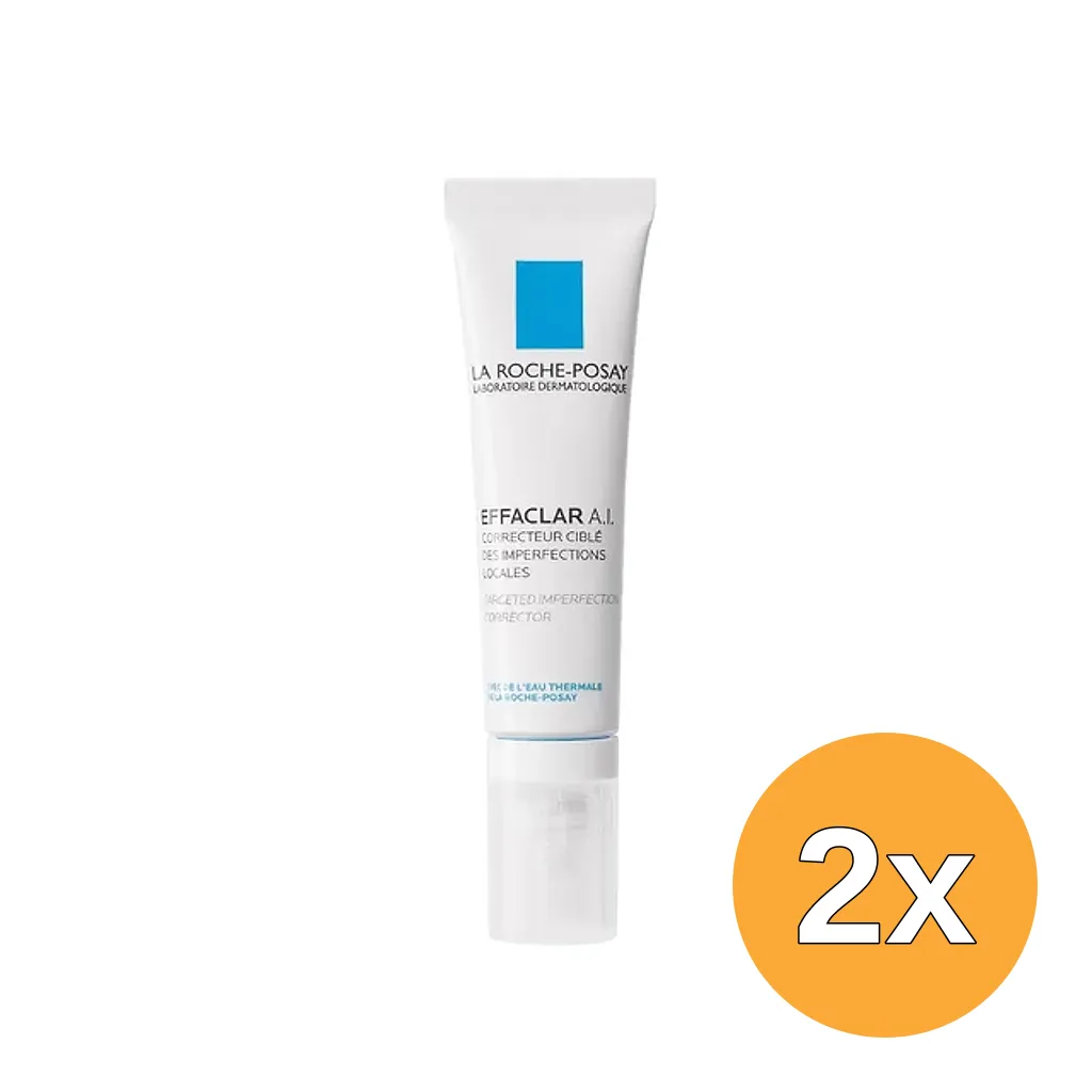 2x La Roche-Posay Effaclar A.i. Imperfection Correction (15 ml)