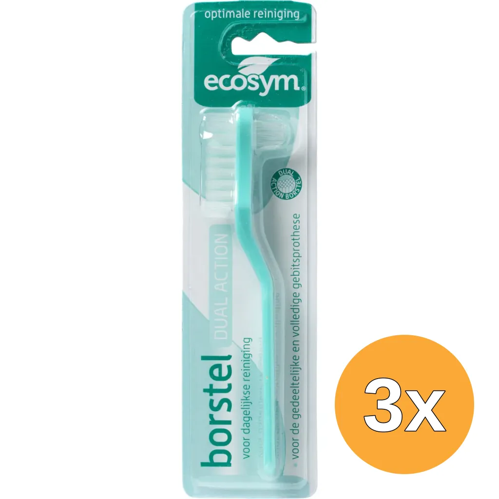 3x Ecosym Dagbehandeling gebitsborstel (1 stuk)