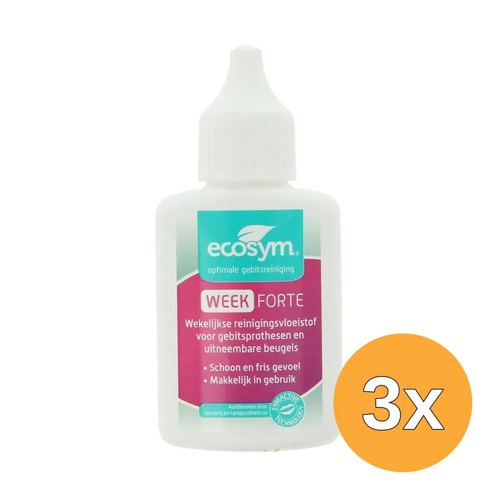 3x Ecosym Weekbehandeling Forte Mini (20 ml)
