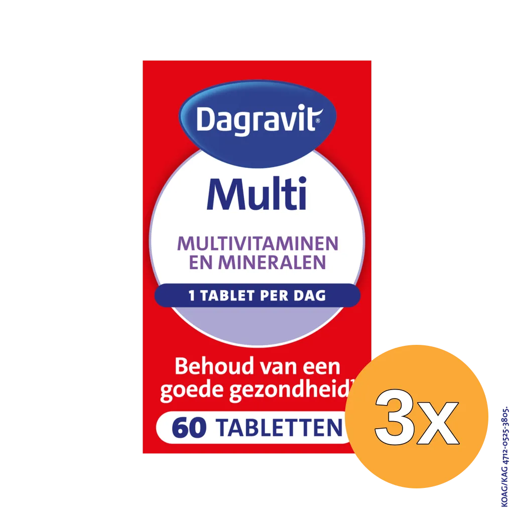 3x Dagravit Multi Elke Dag (60 tabletten)