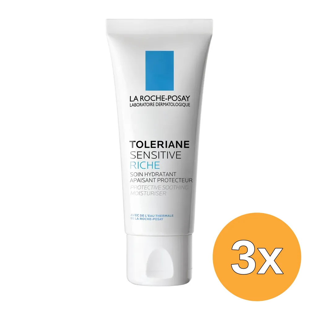 3x La Roche-Posay Toleriane Sensitive Riche Moisturizer (40 ml)