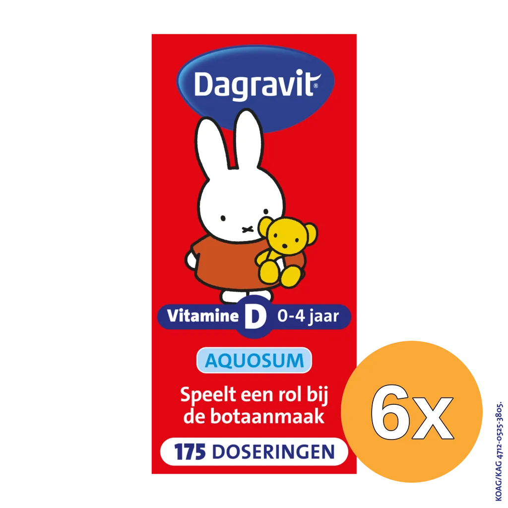 6x Dagravit Dagravit Kids Vitamine D Aquosum (25 ml)