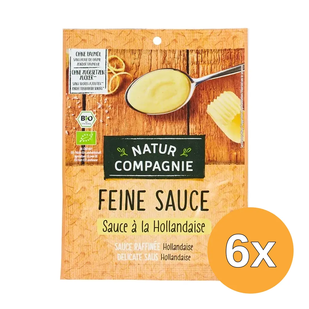 6x Natur Compagnie Hollandaisesaus (23 gr)