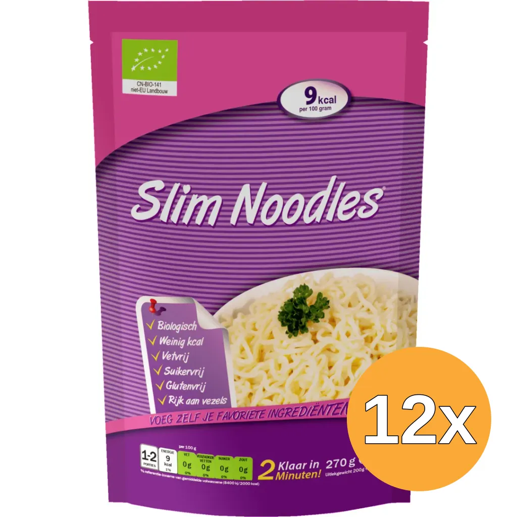 12x Eat Water Slim Pasta Noodles Bio (270 gr)