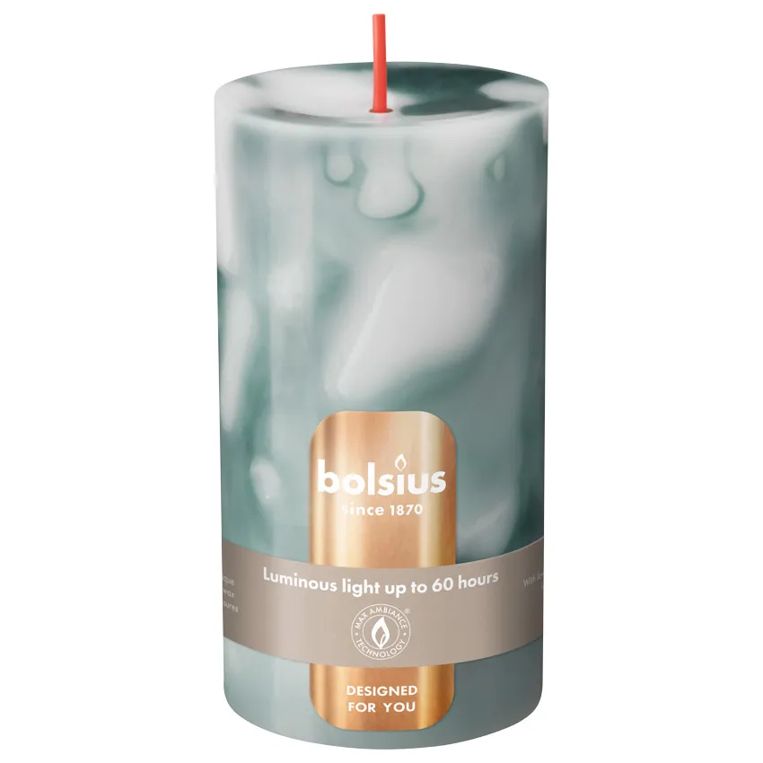 Bolsius Gladde Stompkaarsen 130/68 mm Botticino Beige (1 stuk)