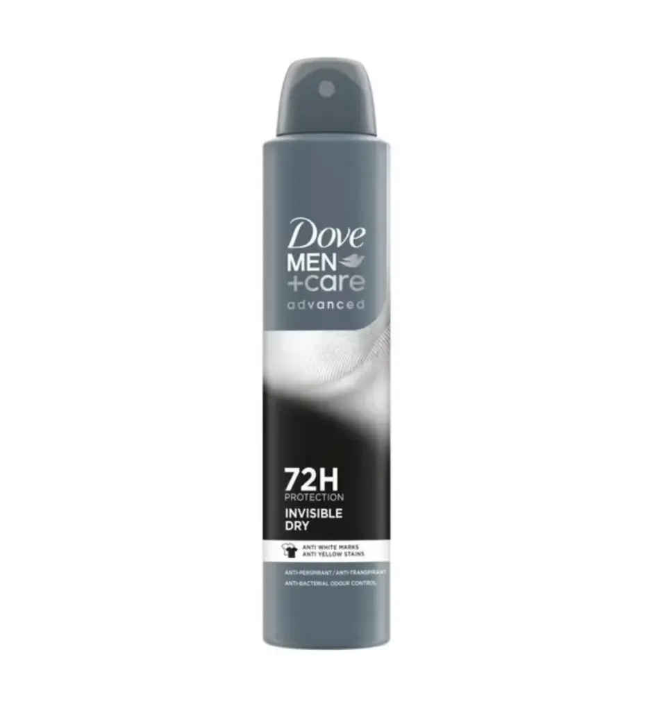 Dove Men+Care Advanced Deodorant 72H Invisible Dry (250 ml)