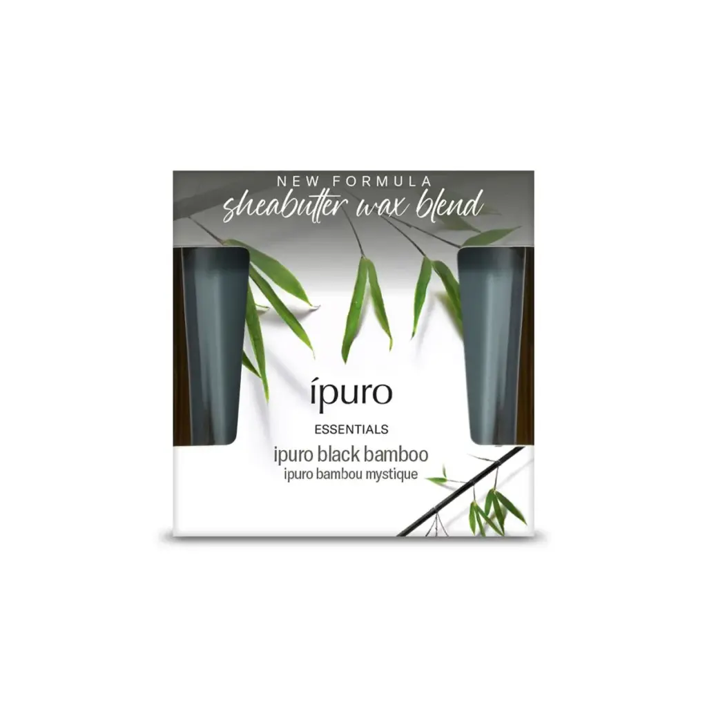 Ipuro Black Bamboo Geurkaars (125 gr)