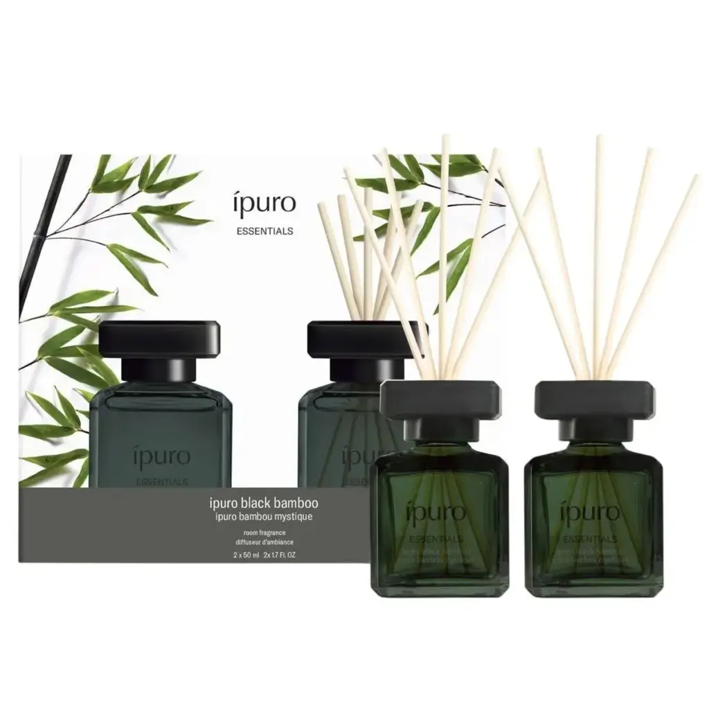 Ipuro Black Bamboo Geurdiffuser (2 x 50 ml)