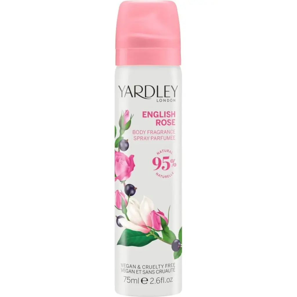 Yardley London English Rose Body Spray 7 (1 stuk)