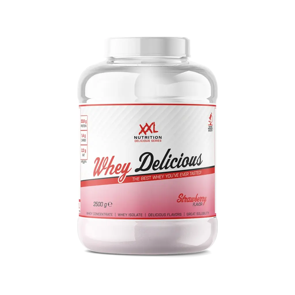 XXL Nutrition Whey Delicious - Aardbei (2500 gr)