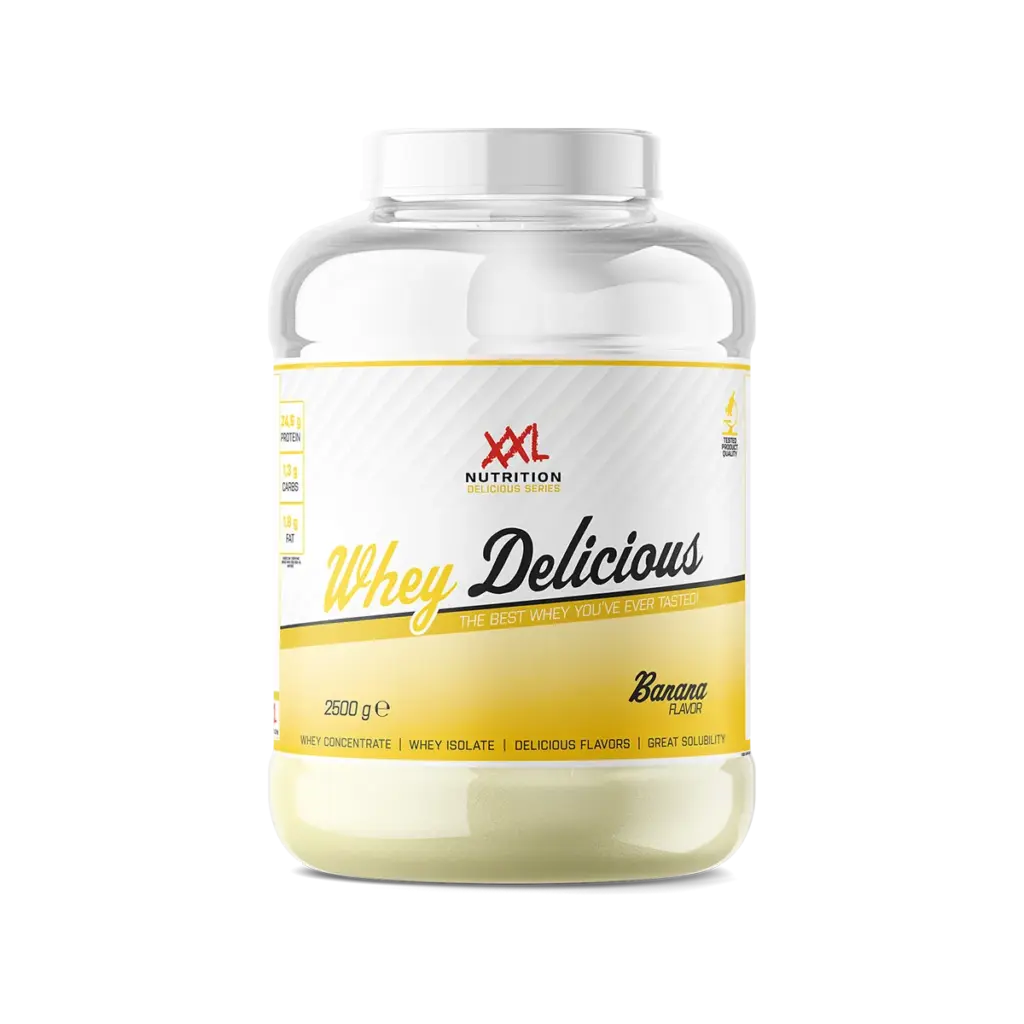 XXL Nutrition Whey Delicious-banana (2500 gr)