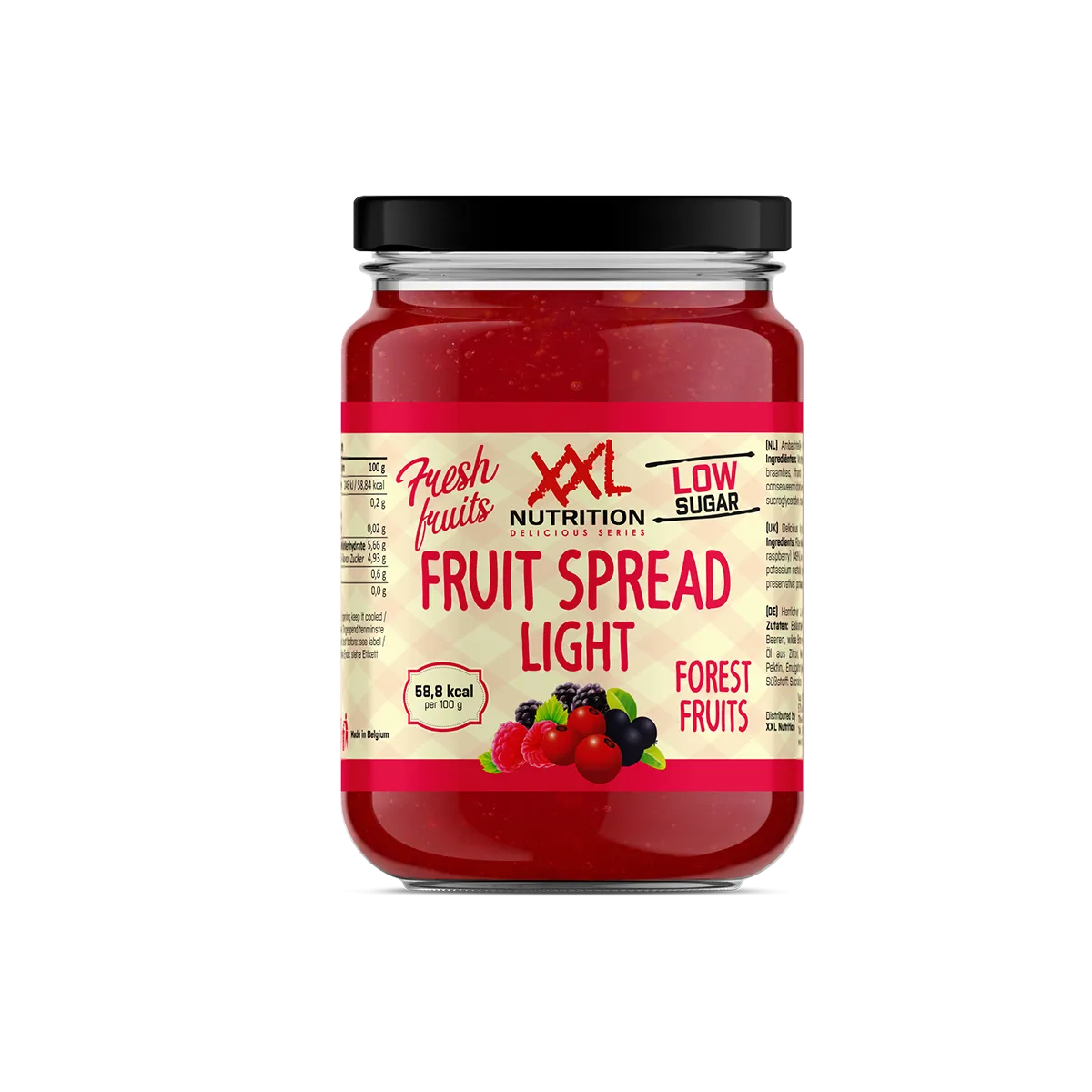 XXL Nutrition Light Fruit Spread - Bosvruchten (235 gr)