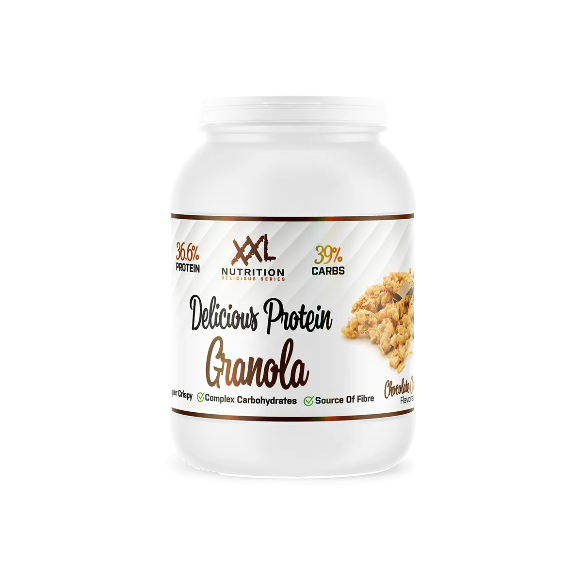 XXL Nutrition Delicious Protein Granola - Chocolade caramel (450 gr)