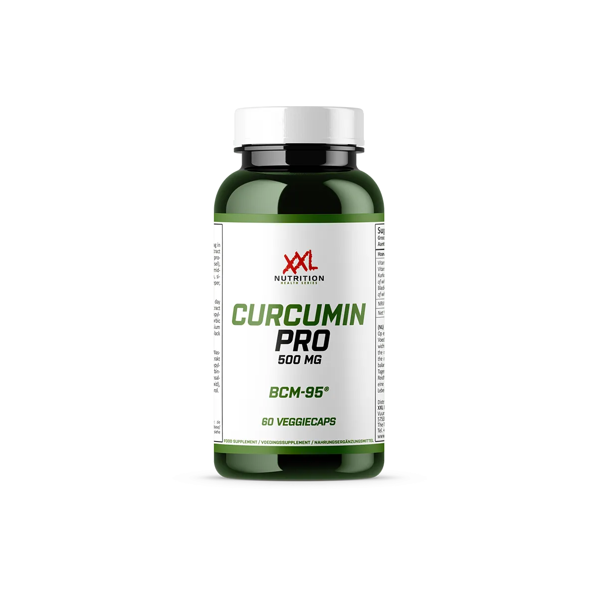 XXL Nutrition Kurkuma Extract Bcm-95® (met Bioperine®) - 500 mg (60 capsules)