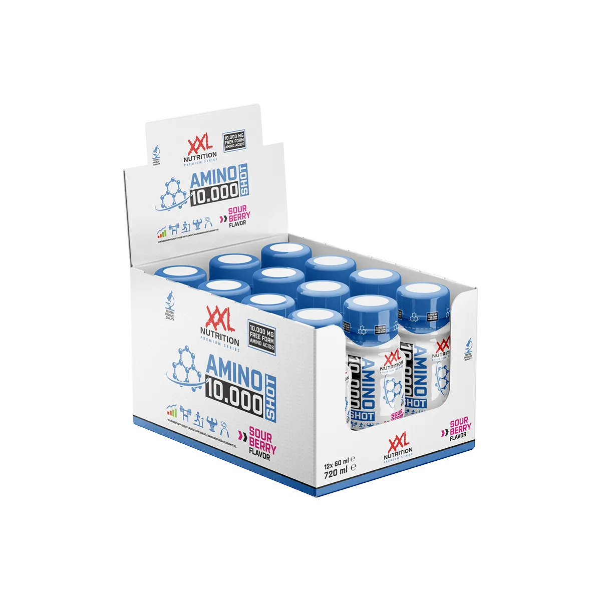 XXL Nutrition Amino Shot 10.000 (12 x 60 ml)