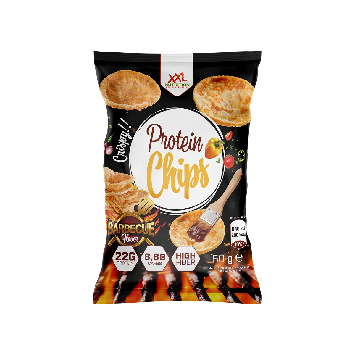 XXL Nutrition Protein Chips-BBQ (50 gr)