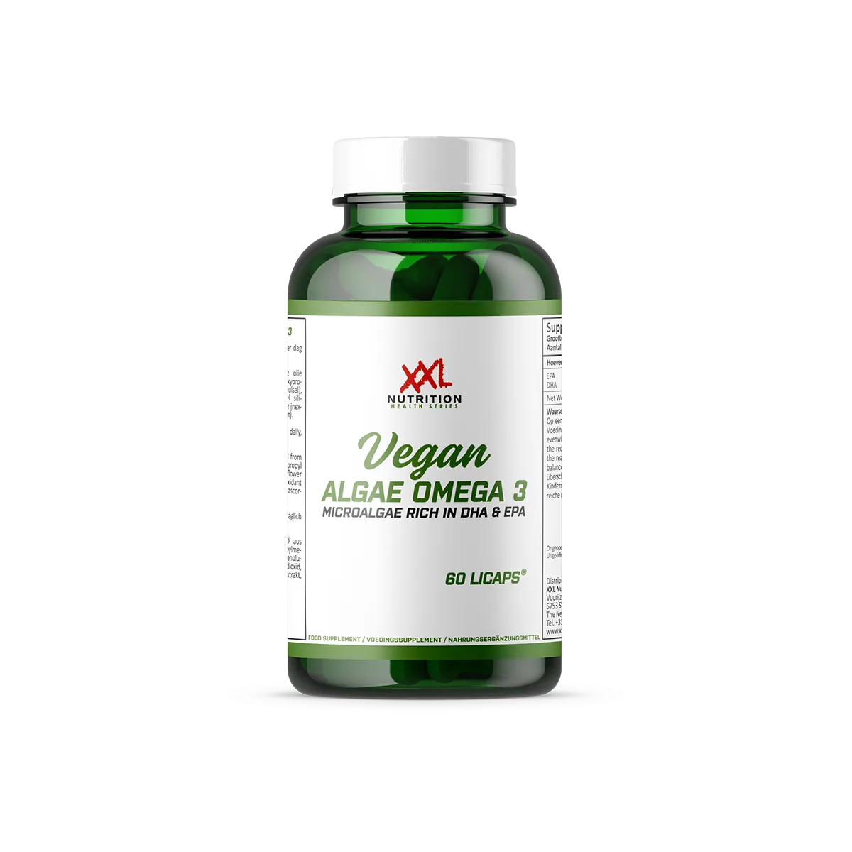 XXL Nutrition Vega Algenolie Omega 3 (60 capsules)