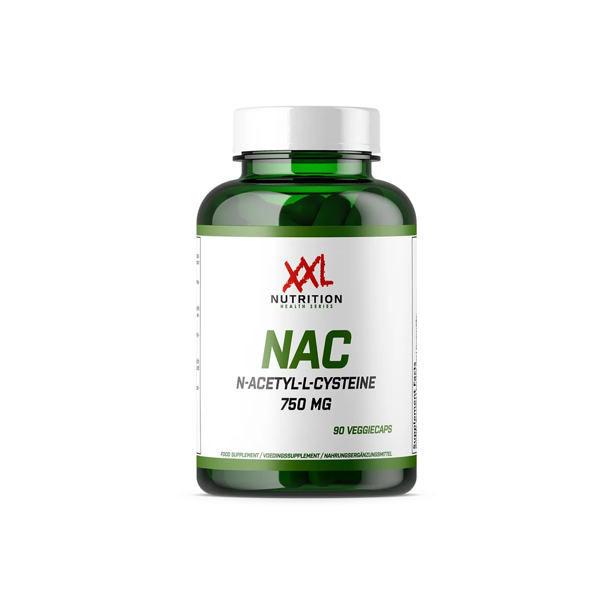 XXL Nutrition NAC (n-acetyl-l-cysteïne) - 750 mg (90 capsules)
