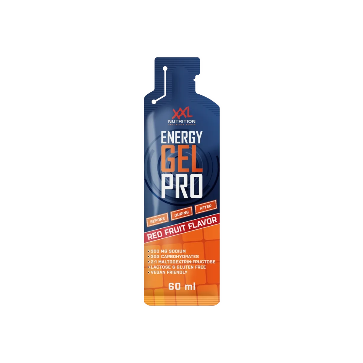 XXL Nutrition Energy Gel Pro - Red Fruit (12 x 60 ml)