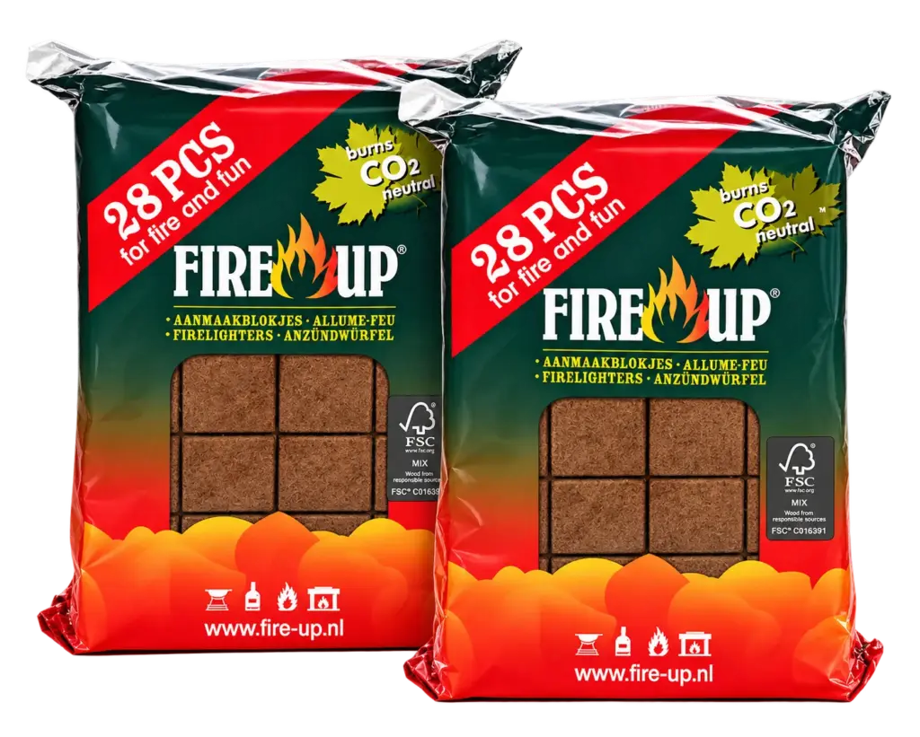 Fire-up Aanmaakblokjes (2 x 28 stuks)