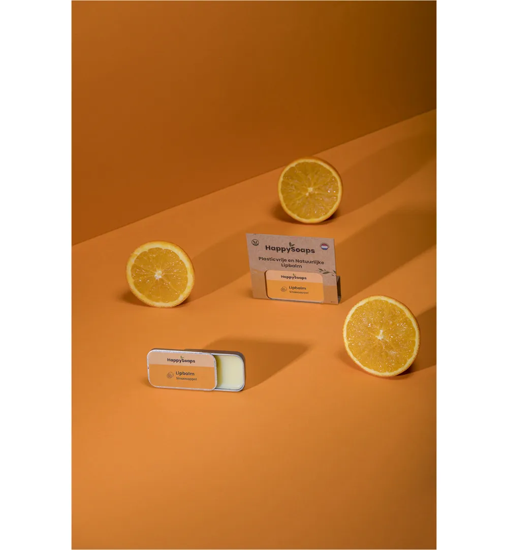 Happysoaps Lipbalm Sinaasappel (10 gr)