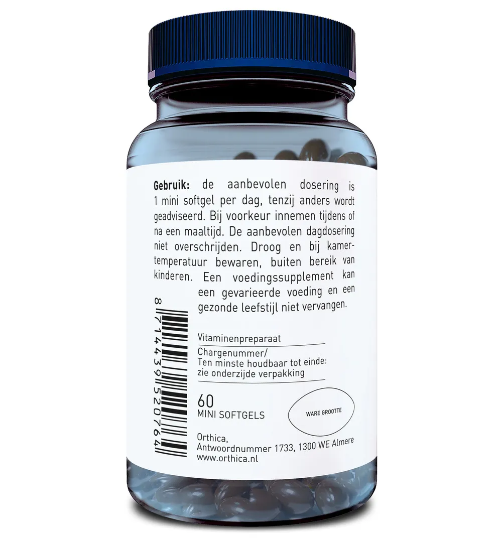 Orthica Vitamine E-400 (60 softgels) - image 2