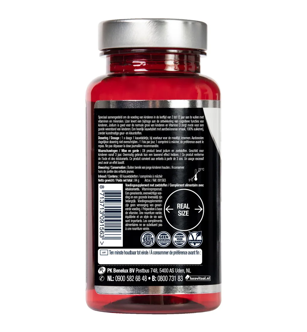 Lucovitaal Multi+ Compleet Kids (60 kauwtabletten) - image 3