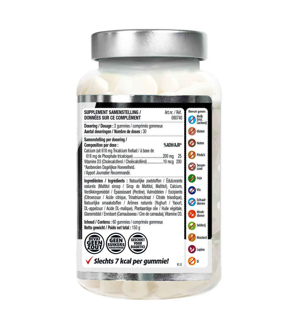 Lucovitaal Calcium D3 (60 gummies) - image 2