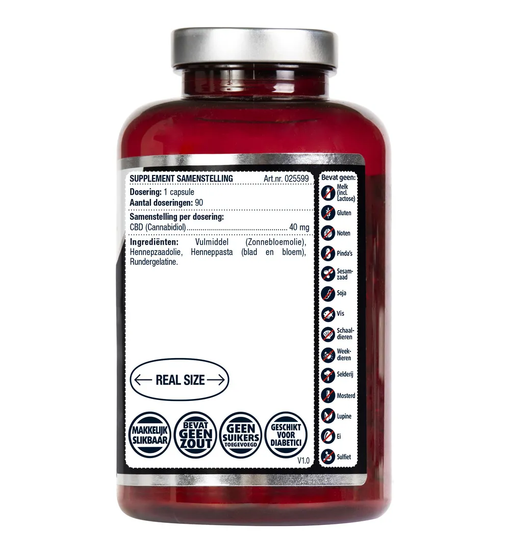Lucovitaal CBD 40 mg (90 capsules)