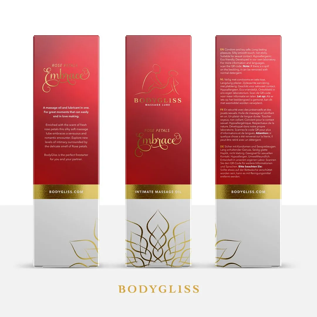 BodyGliss Silky soft massageolie rose petal (150 ml) - image 2