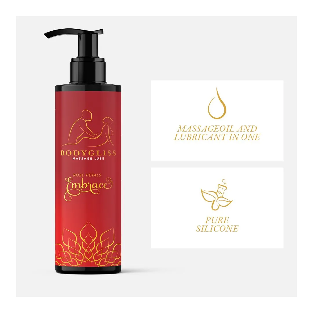 BodyGliss Silky soft massageolie rose petal (150 ml) - image 3