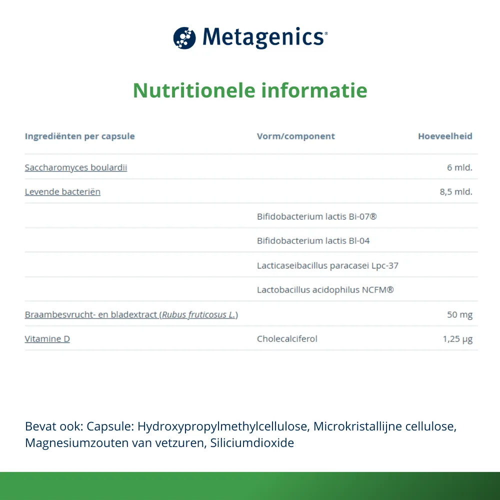 Metagenics Bactiol Duo NF (15 capsules)