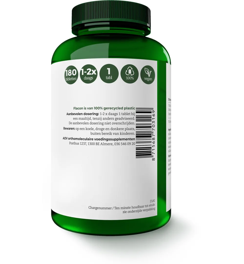 AOV 316 Vitamine C 1000mg (180 tabletten)