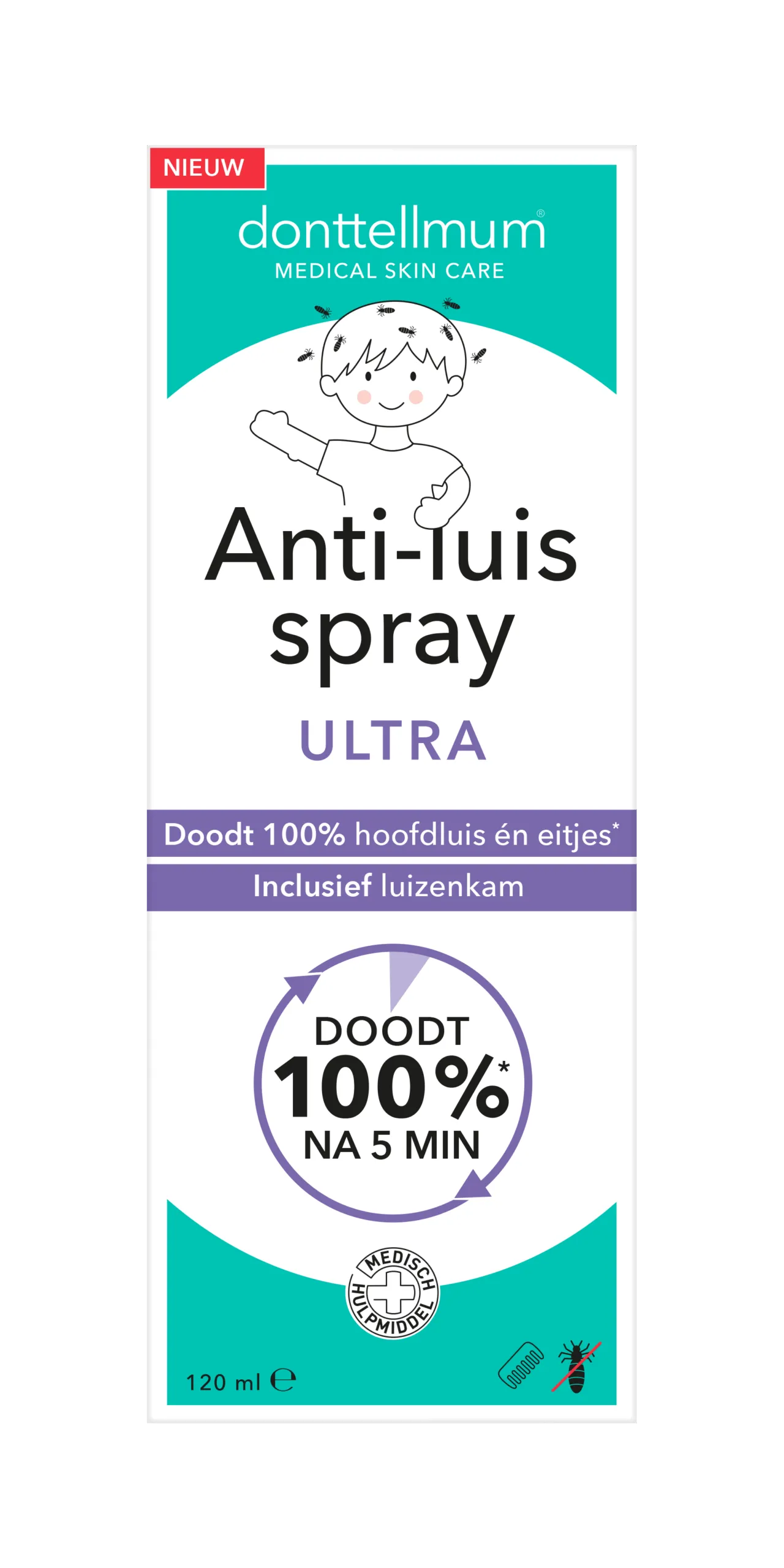 Donttellmum Anti Luis Spray Ultra (120 ml)