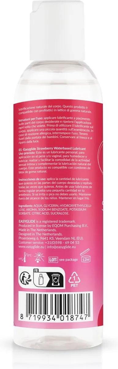 Easyglide Glijmiddel aardbei (150 ml) - image 2