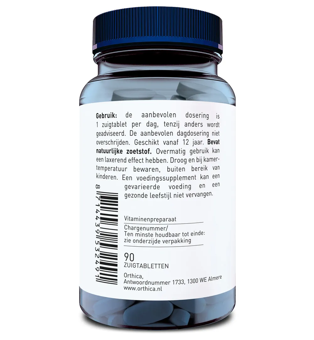 Orthica Vitamine B12 (90 zuigtabletten) - image 2